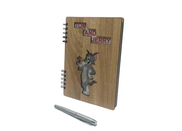 Cuaderno Pequeño MDF Laminado. Tom y jerry - Imagen 3