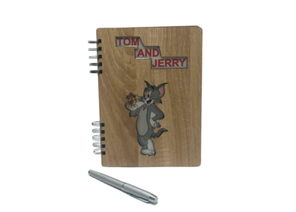 Cuaderno Pequeño MDF Laminado. Tom y jerry