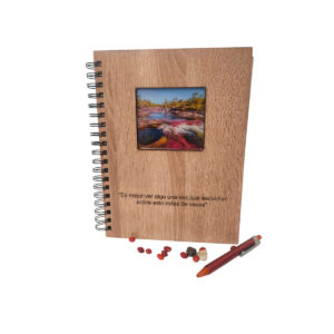 Cuaderno en mdf laminado de 3mm - Caño Cristales