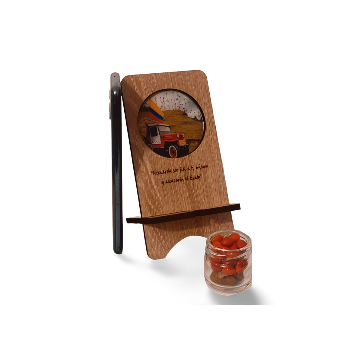 Soporte para Celular en Mdf - Jeep del Eje Cafetero - Image 4