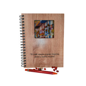 Cuaderno en mdf laminado de 3mm - Pueblito Paisa