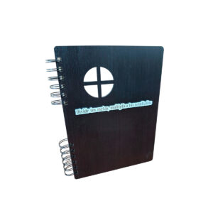 Cuaderno en mdf laminado de 3mm - Wengue